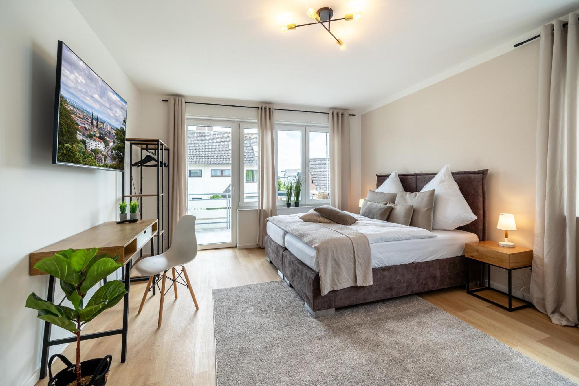 Raw-Flat Meier - Modern - Stylisch - Balkon - Netflix Bielefeld Eksteriør billede